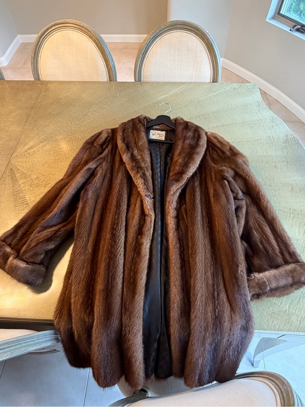 Skechers Deep Brown Plush Faux Fur Trench Coat